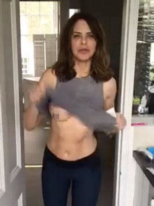 Trinny Woodall S Bizarre Boob Flash