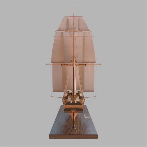 Sailing Ship Katrin 3D Model 50 Max Obj Free3D