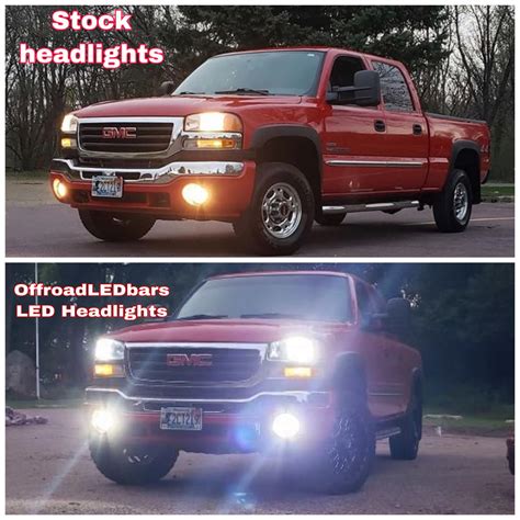 1999 2006 Chevrolet Silverado Gmc Sierra 1500 2500 Led Headlights Hig