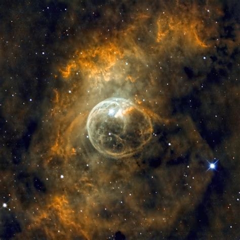 The Bubble Nebula C11 NGC7635 Telescope Live