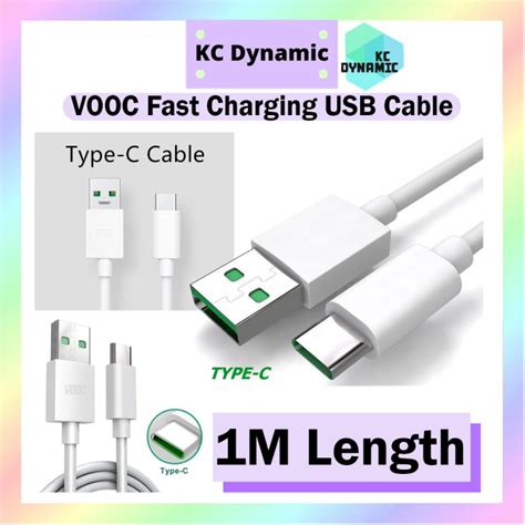 Dl Super Vooc Super Dart Charging Cable Meter Type C Fast