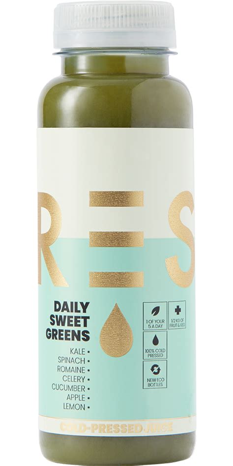 Daily Sweet Greens 250ml Cold Pressed Green Juices Press Healthfoods