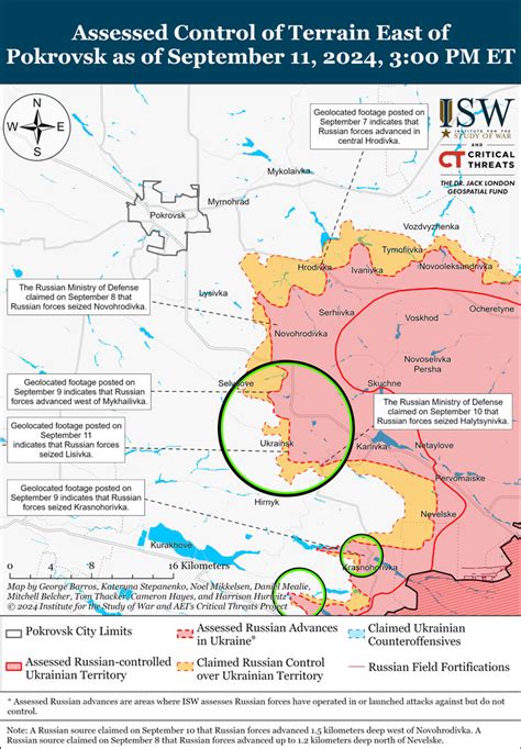 ISW: Ukrainian, Russian forces make marginal gains near Toretsk, Russians capture village near ...