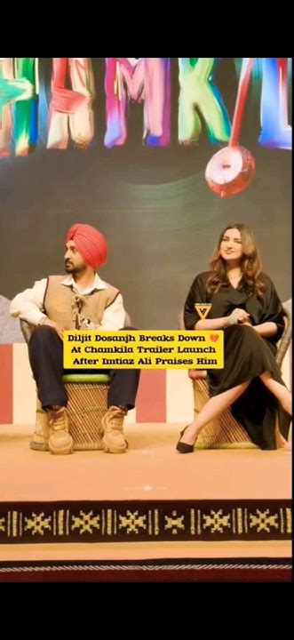 Diljit Dosanjh Gets Emotional At Amar Singh Chamkila Trailer Launch