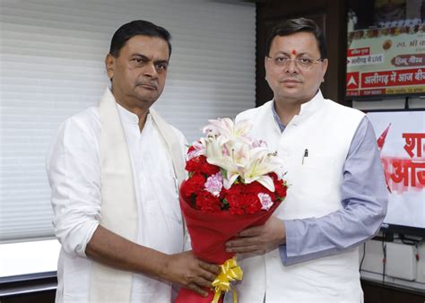 Uttarakhand Chief Minister Meets Union Energy Minister Shri R.K. Singh ...