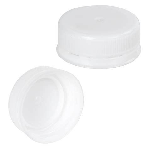 38mm ISS White LDPE Tamper Evident Screw Cap U S Plastic Corp