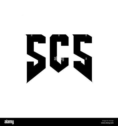 Scs Letter Logo Design For Technology Company Scs Logo Design Black