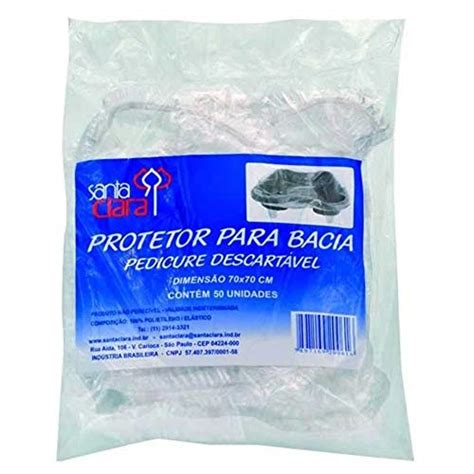 𝗢𝗙𝗘𝗥𝗧𝗔 Protetor Descartável para Bacia de Pedicure 50 Unidades