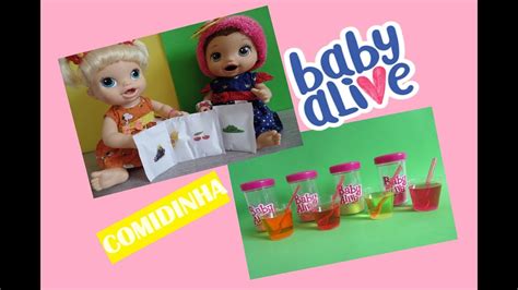 COMIDINHA PARA BONECAS REBORN BABY ALIVE PÓ DE PAPINHA E SUCO DE VÁRIOS