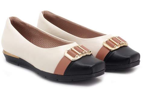 Sapato Piccadilly Anabela Maxi Fivela Joanete Feminino Ian Calcados