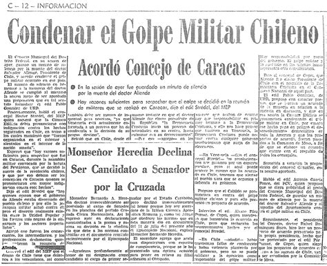 Golpe De Estado En Chile 1973 Golpe De Estado En Chile