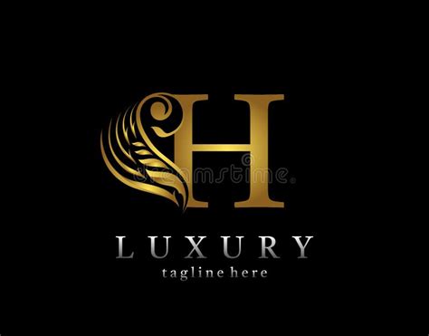 Letter H Initial Luxurious Stock Illustrations 274 Letter H Initial