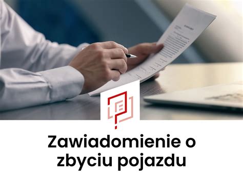 Zg Oszenie Zbycia Sprzeda Y Pojazdu Online Lub Druk Pdf