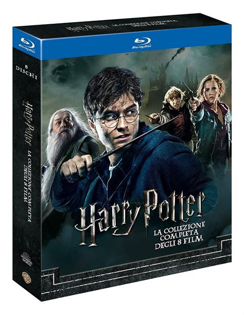 Harry Potter 1-8 - Complete Collection Blu-ray Box Set – Elvis DVD ...