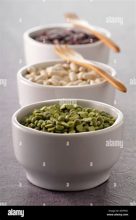 Assorted beans and lentils Stock Photo - Alamy