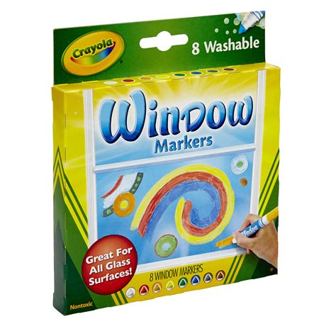 The Teachers' Lounge® | Washable Window Markers, 8 Count