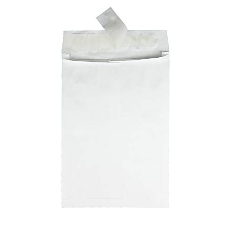 Quality Park® Tyvek® Expansion Envelopes, 10" x 13" x 1 1/2", 14 Lb, White, Box Of 25