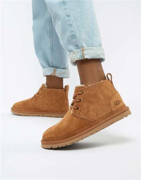 Ugg Neumel Chestnut Lace Up Ankle Boots Asos