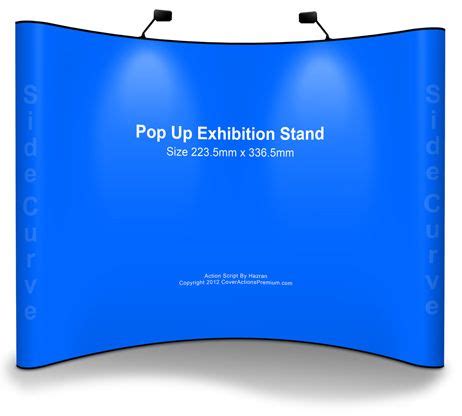 Pop Up Exhibition Stand Mockup | Cover Actions Premium | Mockup PSD ...