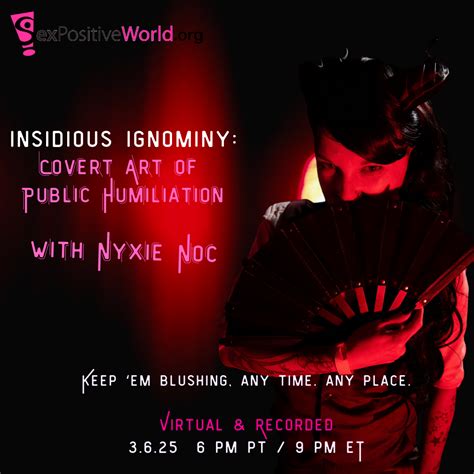The Art Of Covert Public Humiliation W Nyxie Noc Sex Positive World