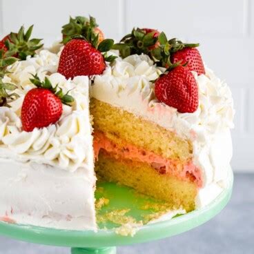 Strawberry Shortcake Layer Cake Crazy For Crust