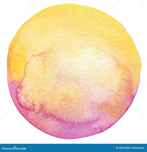 Abstract Circle Watercolor Painted Background Royalty Free Stock Photos