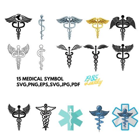 Medical Symbol Svg Caduceus Svg Md Svg Star Of Life Svg Etsy