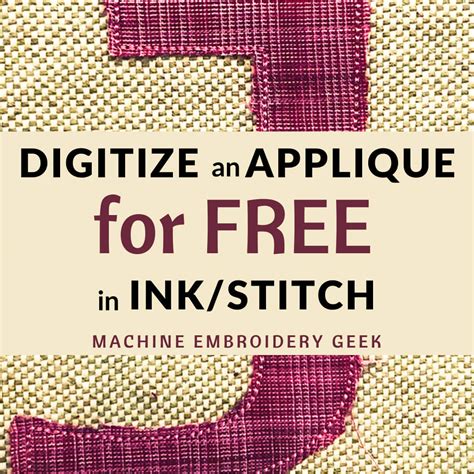 Inkstitch A Free Embroidery Digitizing Program