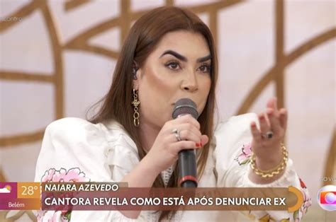 No Encontro Naiara Azevedo desabafa sobre denúncia contra o ex