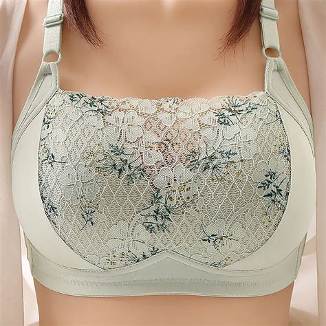 Com1950s Bras For Women Underwear Without Steel Ring Bra Sagging Thin