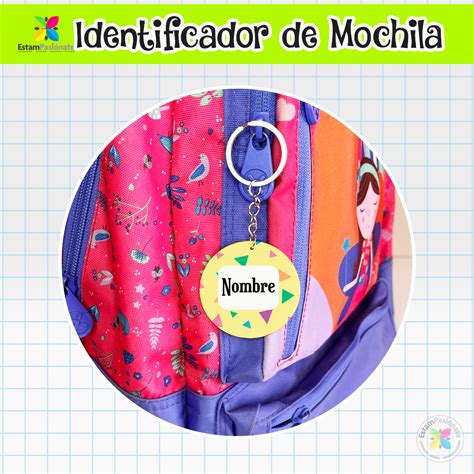 Identificador De Mochila Personalizado Estampasiónate