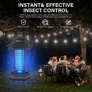 Klahaite Bug Zapper Outdoor Electric Mosquito Zapper Indoor Fly