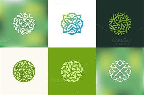 Green Logos Green Logo Vector Logo Design Logo Design Template