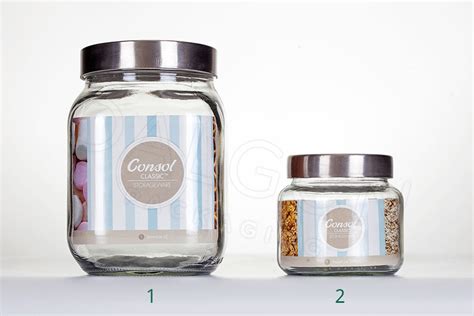 Consol Glass Store It Jars Dalgen Packaging