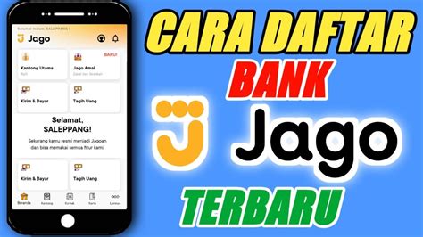 Cara Daftar Bank Jago Online Terbaru Cara Buka Rekening Jago YouTube