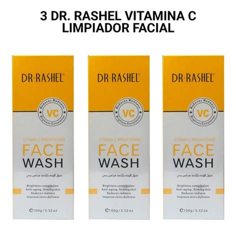 3 Dr Rashel Vitamina C Limpiador Facial Iluminador 100g Cuotas Sin