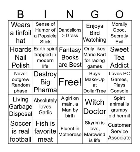 The Honey Bingo Meme Bingo Card