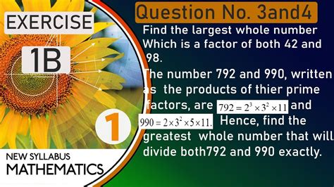 D1 Math Exercise 1B Question 3 4 Exercise 1B Question 3 4 D1 Math