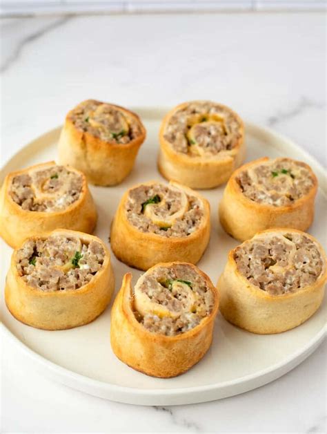 Savory Sausage Pinwheels Recipe All Things Mamma