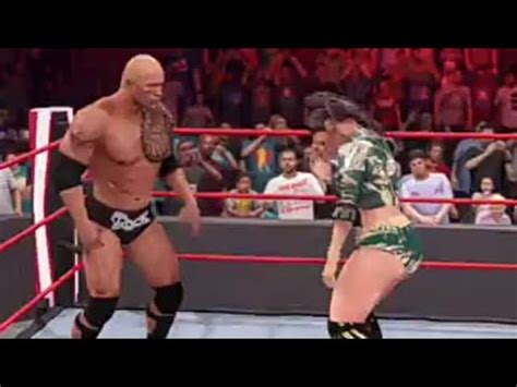 The Rock Vs Lakshmi Shahaji WWE2K22 Match WWE Raw Highlights Today