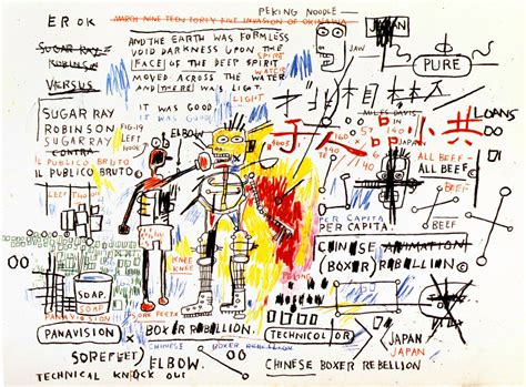 Boxer Rebellion - Jean-Michel Basquiat - WikiArt.org - encyclopedia of ...