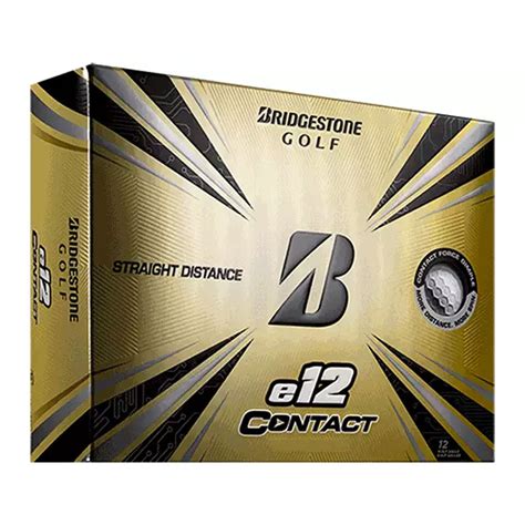 Bridgestone E12 Contact Golf Balls Plain