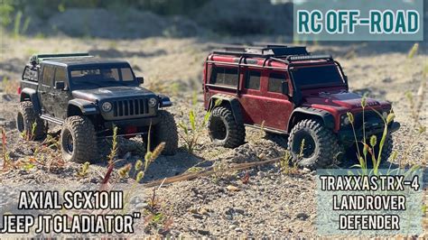 Traxxas Trx4 Defender Vs Axial Scx10 Iii Jeep Gladiator ЛУЧШИЕ