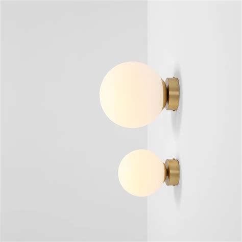 Kinkiet Ball Brass S Cm Aldex Lampa Cienna Bia A Kula Stylowy