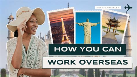 How To Work Overseas Little To No Experience Required Youtube