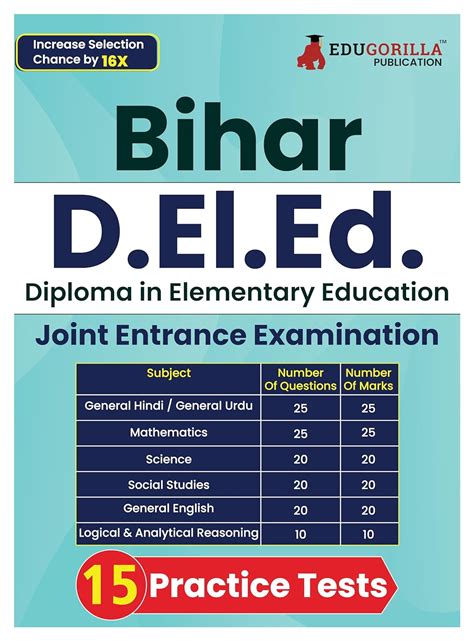 Buy Bihar D El Ed Exam Prep Book English Edition Joint