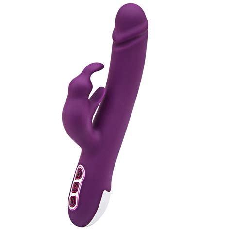 Vibrating G Spot Clitoris Stimulating Dildo Vibrators Rotating Quiet