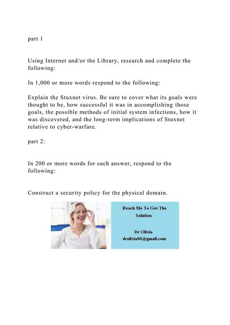 Part 1Using Internet Andor The Library Research And Complete Docx