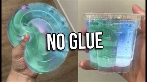 Testing Viral No Glue Slimes How To Make Diy No Glue Slimes Water