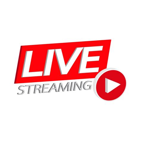 Live streaming 3D simple icon design for the broadcast system. Stylish ...